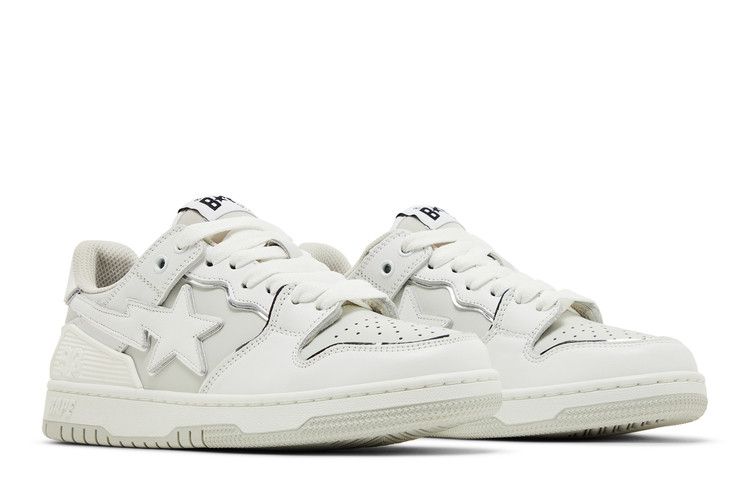 BAPE Wmns Sk8 Sta #3 L 'White Silver' — White