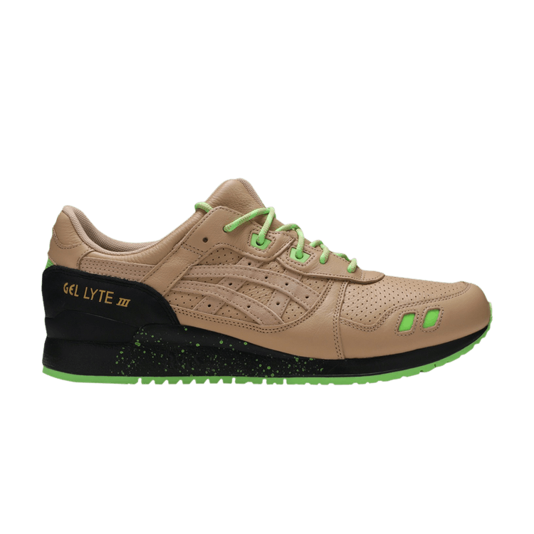Sneaker Freaker x ASICS Gel Lyte 3 'Neurotoxic' — Beige/Green