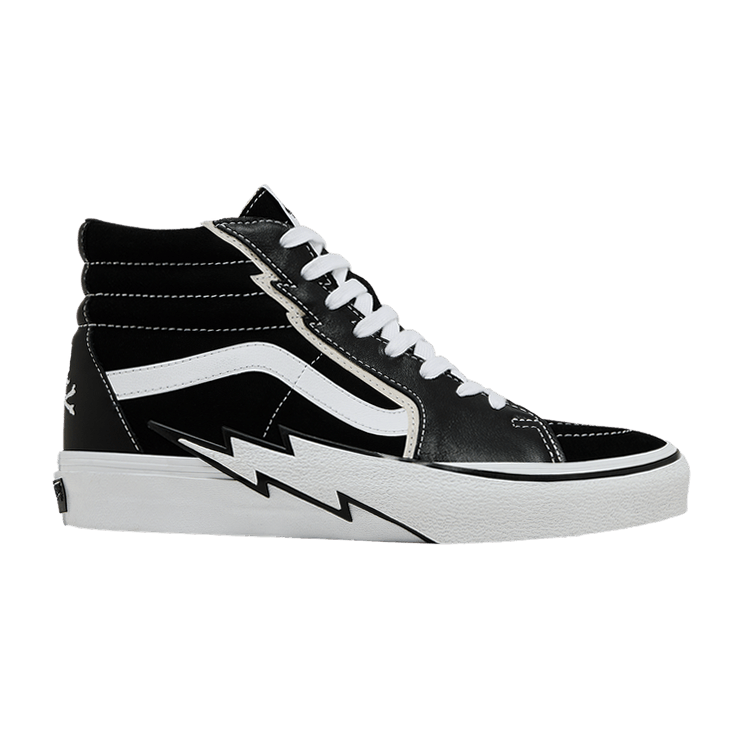 Mastermind World x Vans Sk8-Hi VLT LX 'Bolt - Punk Culture' — Black
