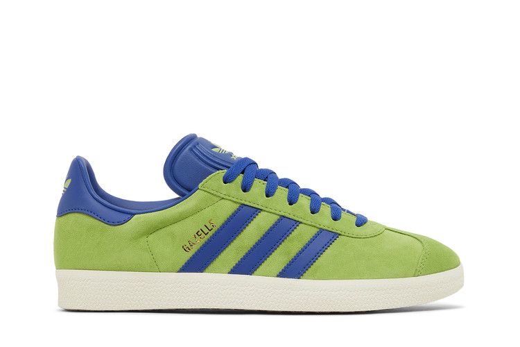 adidas Gazelle 'Lime Blue' — Pantone/Pantone/Chalk White