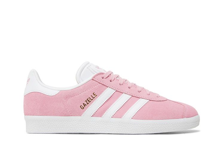 adidas Wmns Gazelle 'Pink Glow' — Cloud White/Pink Glow/Gold Metallic