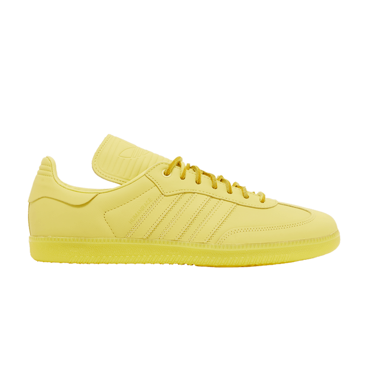 Pharrell x adidas Samba Human Race 'Yellow' — Light Yellow/Light Yellow/Light Yellow