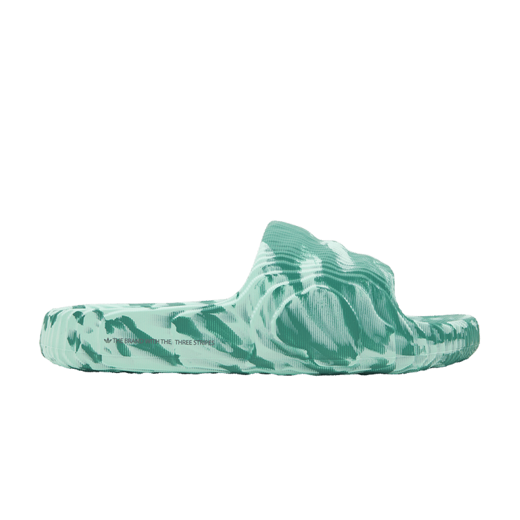 adidas Adilette 22 Slides 'Court Green' — Court Green/Pulse Mint/Court Green