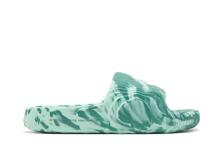 adidas Adilette 22 Slides 'Court Green' — Court Green/Pulse Mint/Court Green