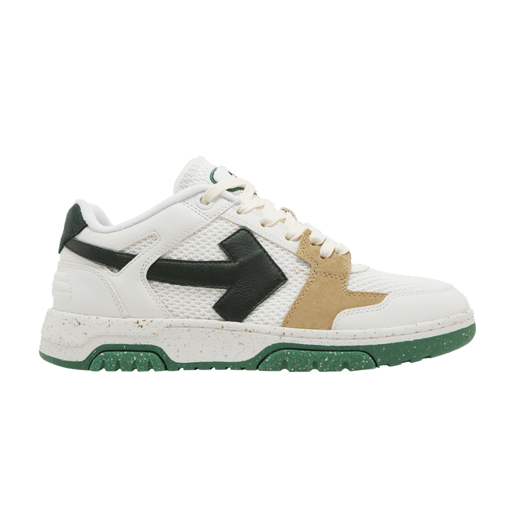 Off-White Out of Office Slim 'White Green' — White/Black/Beige/Dark Green