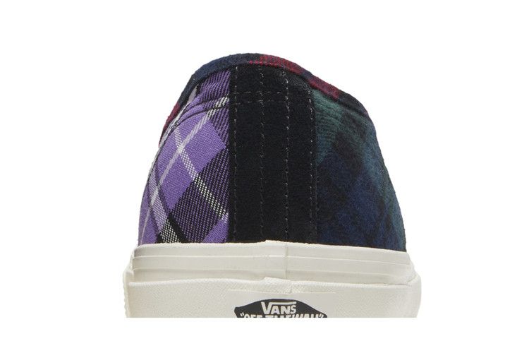 Vans Authentic 44 DX 'Anaheim Factory - Black Plaid Mix' — Plaid Mix/Black