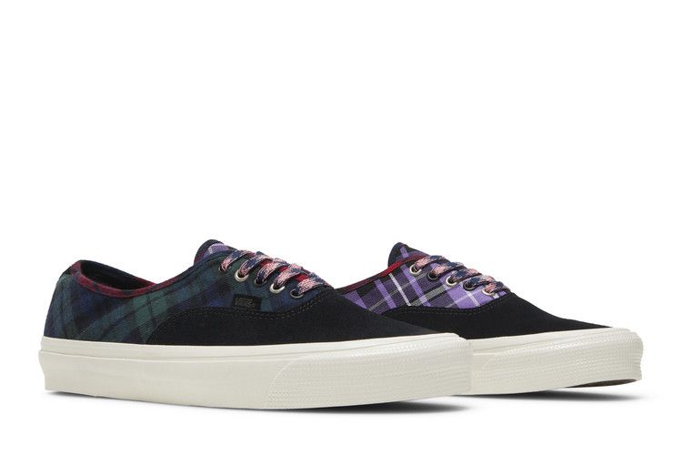 Vans Authentic 44 DX 'Anaheim Factory - Black Plaid Mix' — Plaid Mix/Black