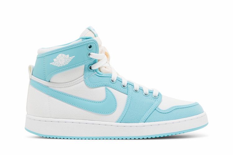Air Jordan 1 KO High 'Bleached Aqua' — Bleached Aqua/White