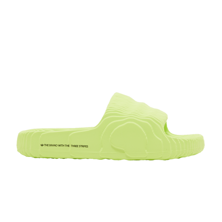 adidas Adilette 22 Slides 'Solar Yellow' — Solar Yellow/Solar Yellow/Core Black