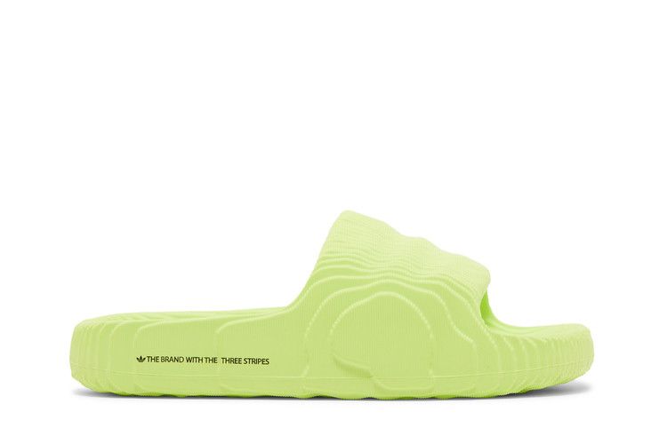 adidas Adilette 22 Slides 'Solar Yellow' — Solar Yellow/Solar Yellow/Core Black