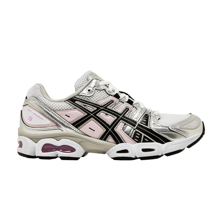 ASICS Wmns Gel Nimbus 9 'White Light Pink' — White/Black