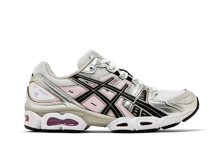 ASICS Wmns Gel Nimbus 9 'White Light Pink' — White/Black
