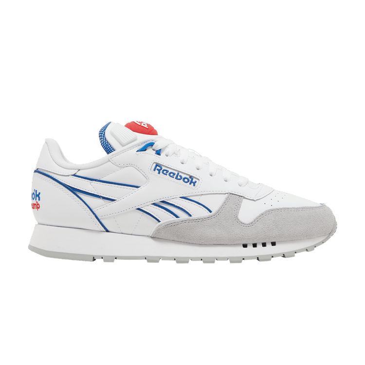 Reebok Classic Leather Pump 'Vector Blue' — Footwear White/Vector Blue/Vector Red