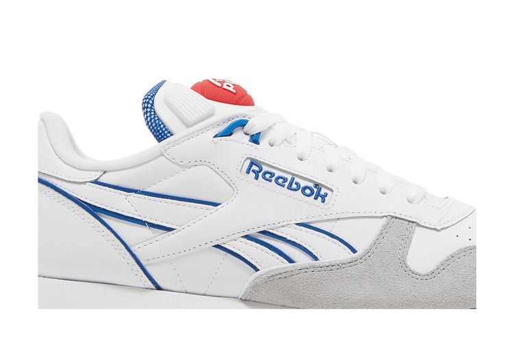 Reebok Classic Leather Pump 'Vector Blue' — Footwear White/Vector Blue/Vector Red