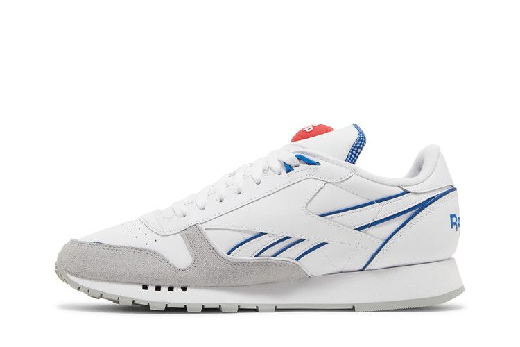 Reebok Classic Leather Pump 'Vector Blue' — Footwear White/Vector Blue/Vector Red