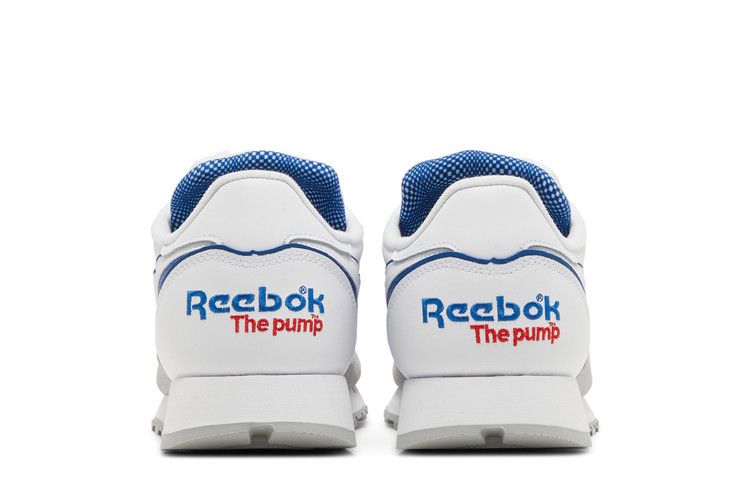 Reebok Classic Leather Pump 'Vector Blue' — Footwear White/Vector Blue/Vector Red