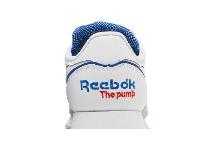 Reebok Classic Leather Pump 'Vector Blue' — Footwear White/Vector Blue/Vector Red