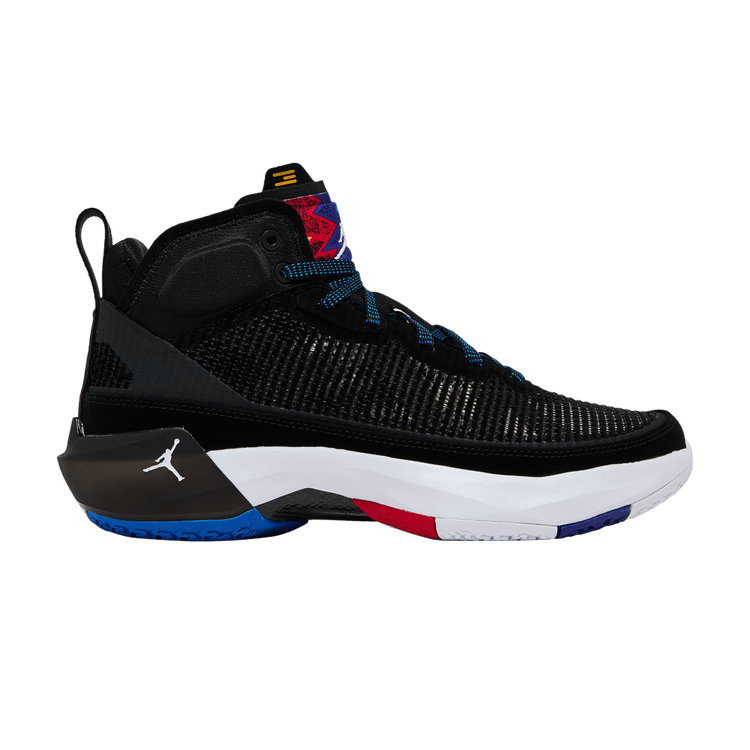 Air Jordan 37 GS 'Nothing But Net' — Black/University Red/Bright Concord/White