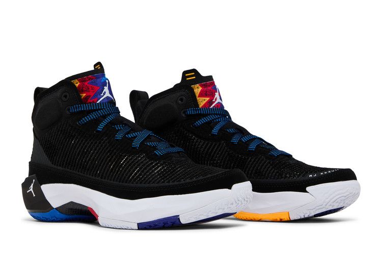 Air Jordan 37 GS 'Nothing But Net' — Black/University Red/Bright Concord/White