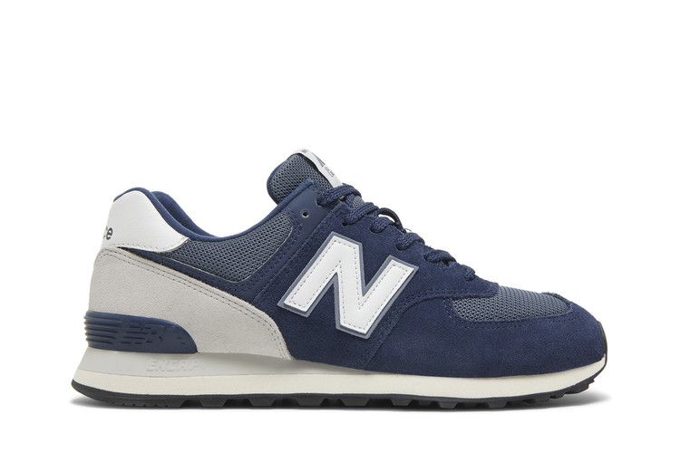 New Balance 574 'Navy White' — Navy/White