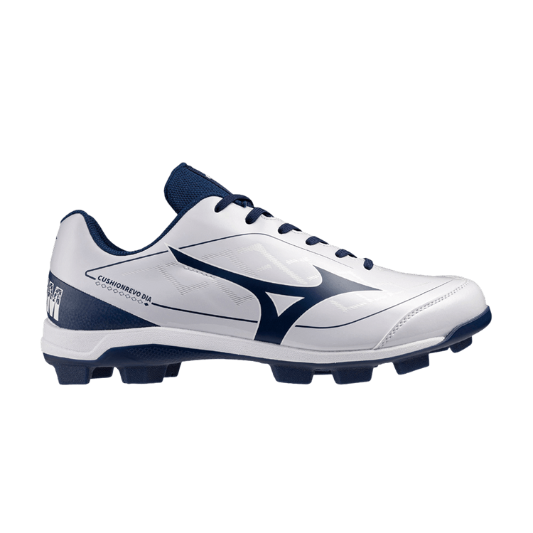Mizuno Cushionrevo DIA Wide 'White Navy' — White/Navy