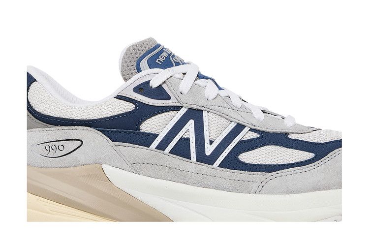 New Balance 990v6 Big Kid 'Grey Day 2023' — Marblehead/Vintage Indigo
