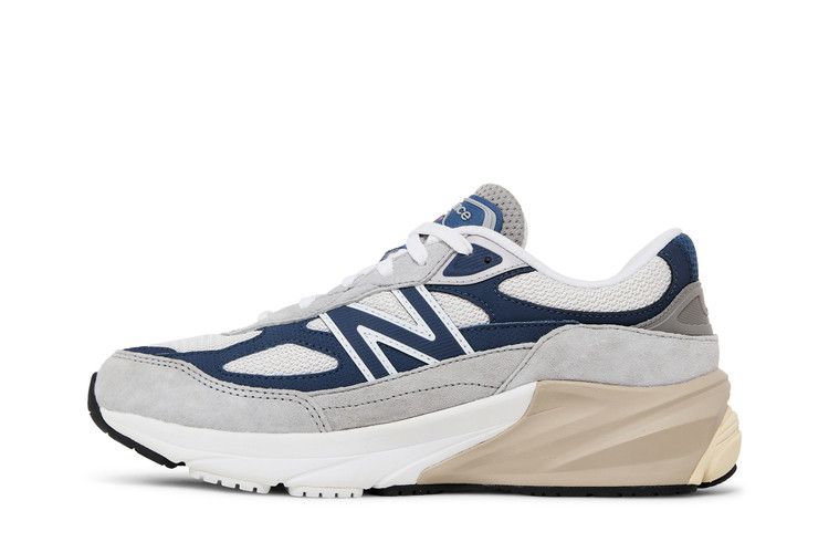 New Balance 990v6 Big Kid 'Grey Day 2023' — Marblehead/Vintage Indigo