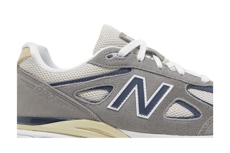 New Balance 990v4 Big Kid 'Grey Day 2023' — Marblehead/Vintage Indigo