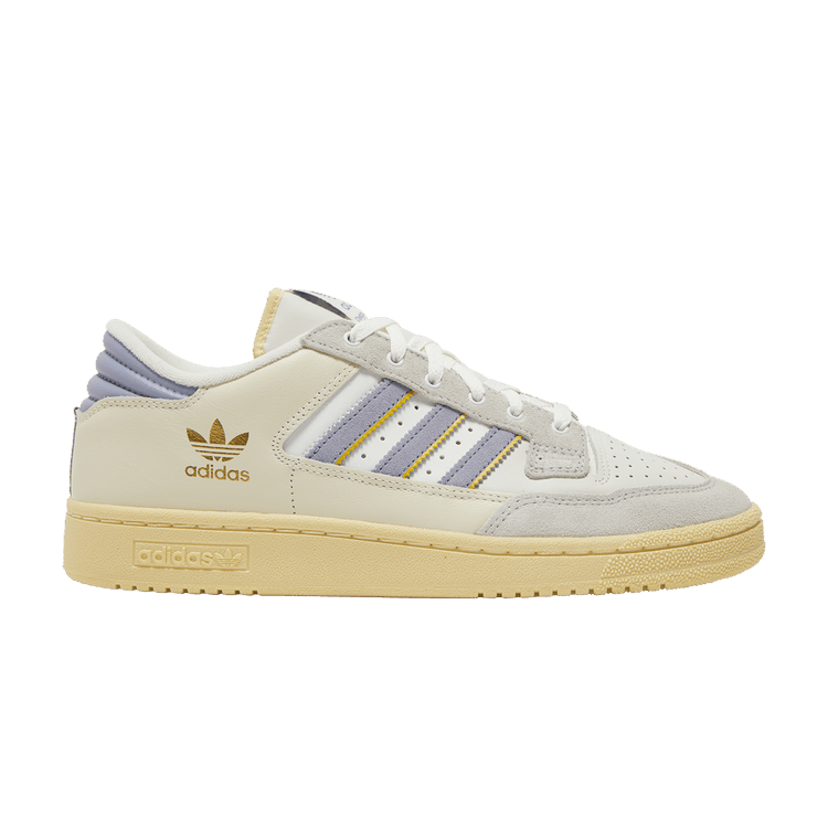 adidas Centennial 85 Low 'Crystal White Silver Violet' — Crystal White/Silver Violet/Bold Gold