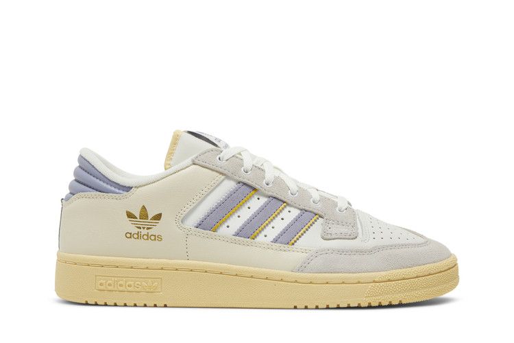 adidas Centennial 85 Low 'Crystal White Silver Violet' — Crystal White/Silver Violet/Bold Gold