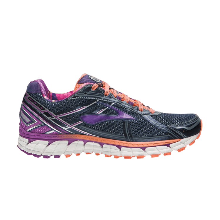 Brooks Wmns Adrenaline GTS 15 'Peacoat Purple Fresh Salmon' — Peacoat/Purple Cactus Flower/Fresh Salmon