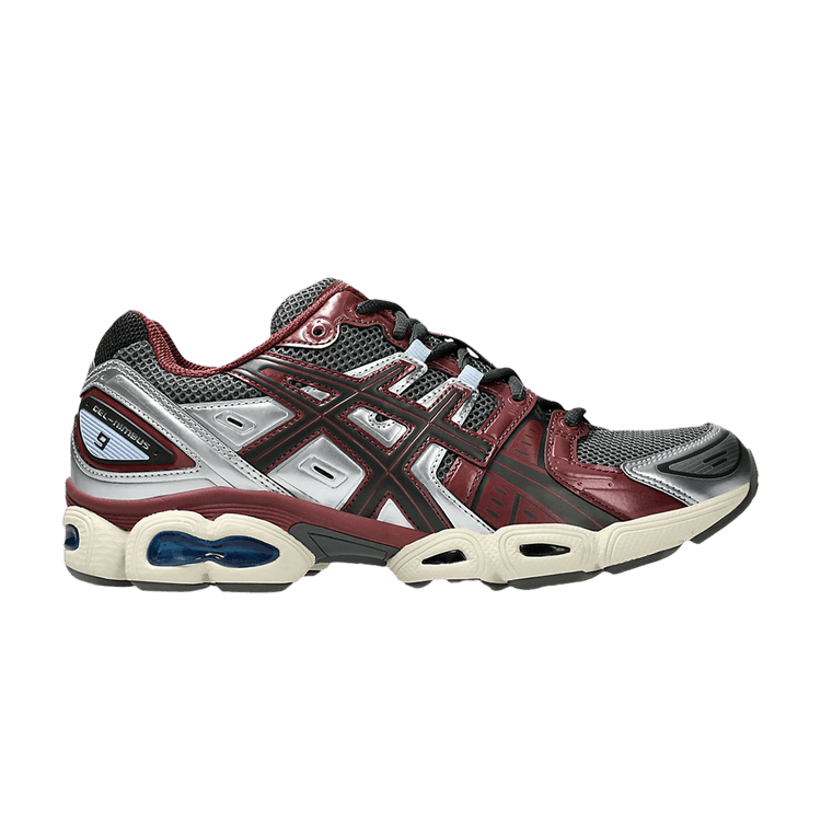 Asics Gel Nimbus 9 'Truffle Grey Dark Cherry' — Truffle Grey/Dark Cherry