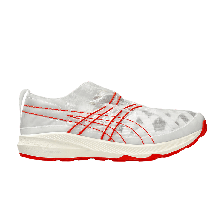 Kengo Kuma x ASICS Archisite ORU 'White Red' — White/White