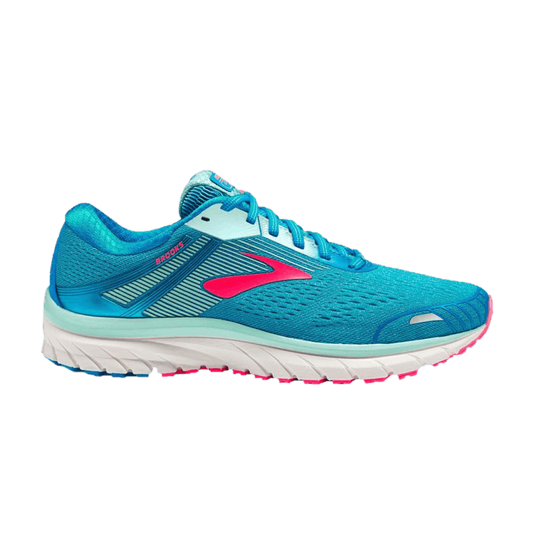 Brooks Wmns Adrenaline GTS 18 'Blue Mint Pink' — Blue/Mint/Pink