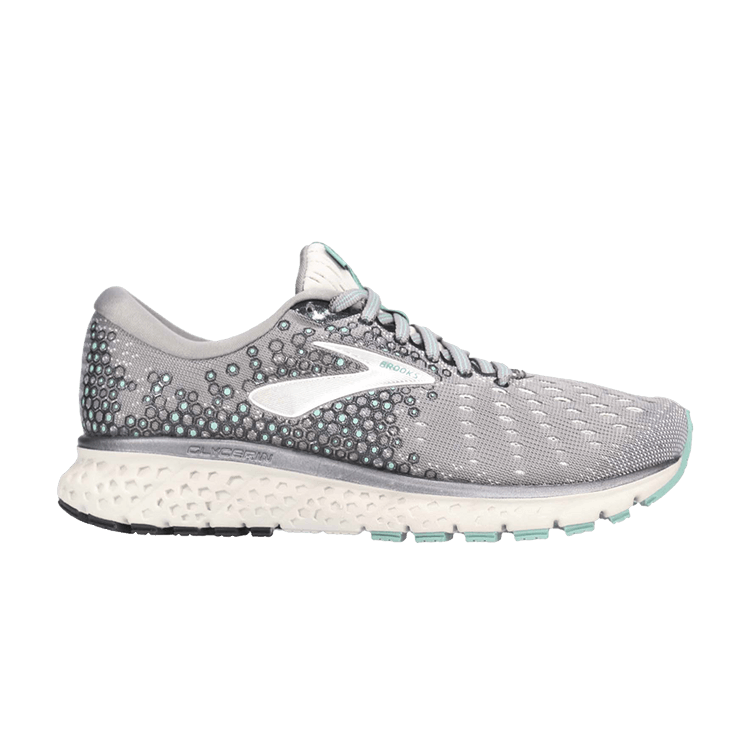 Brooks Wmns Glycerin 17 '070 Grey' — Grey/Aqua/Ebony