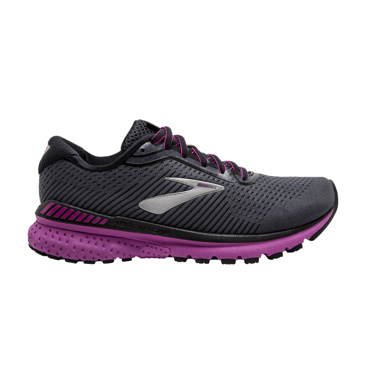 Brooks Wmns Adrenaline GTS 20 'Black Hollyhock' — Ebony/Black/Hollyhock