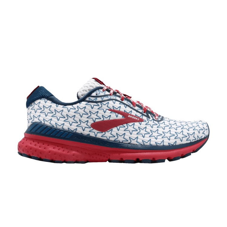 Brooks Wmns Adrenaline GTS 20 'Go USA' — White/Gibralter/Red