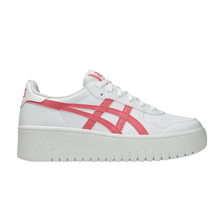 ASICS Wmns Japan S PF White 'Hibiscus Pink' — White/Hibiscus Pink
