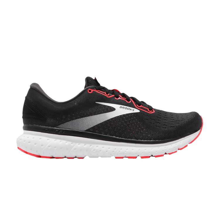 Brooks Wmns Glycerin 18 'Black Orange' — Black/White/Orange