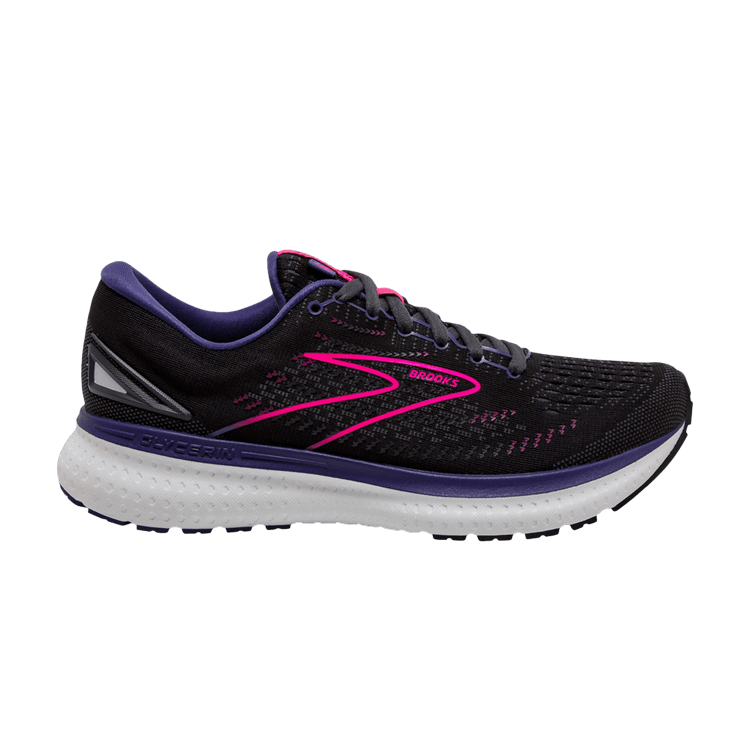 Brooks Wmns Glycerin 19 'Black Pink' — Black/Ebony/Pink