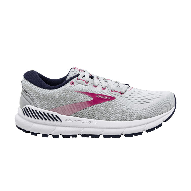 Brooks Wmns Addiction GTS 15 'Oyster Lilac Rose' — Oyster/Peacoat/Lilac Rose