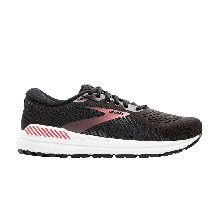 Brooks Wmns Addiction GTS 15 'Black Mauvewood' — Black/Ebony/Mauvewood