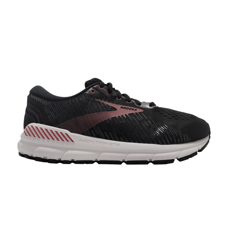 Brooks Wmns Addiction GTS 15 2E Extra Wide 'Black Pink' — Black/Pink