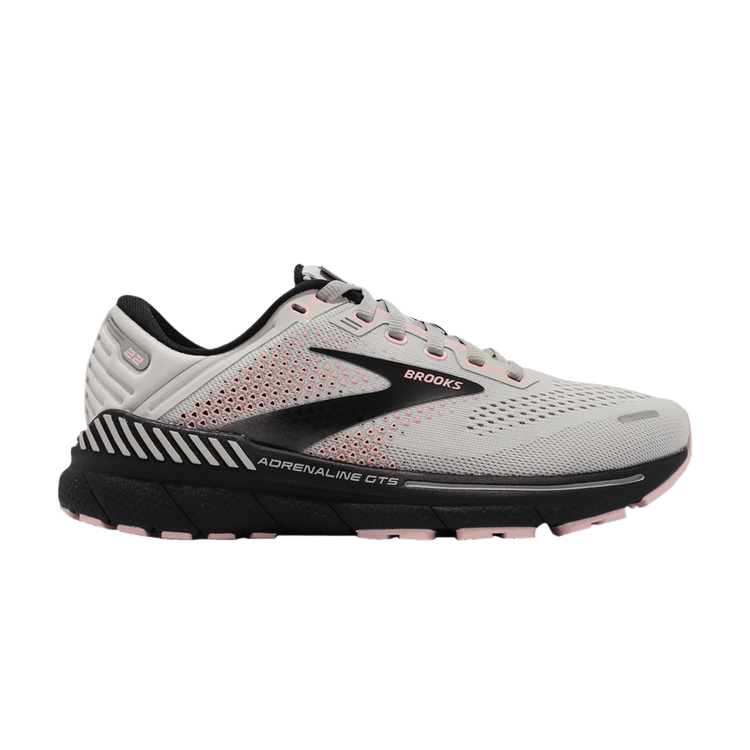 Brooks Wmns Adrenaline GTS 22 'Grey Rose' — Grey/Rose/Tawny Port