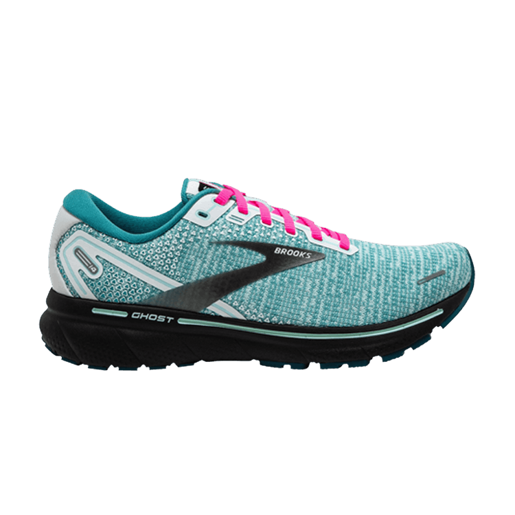 Brooks Wmns Ghost 14 'South Beach' — White/Black/Blue Light