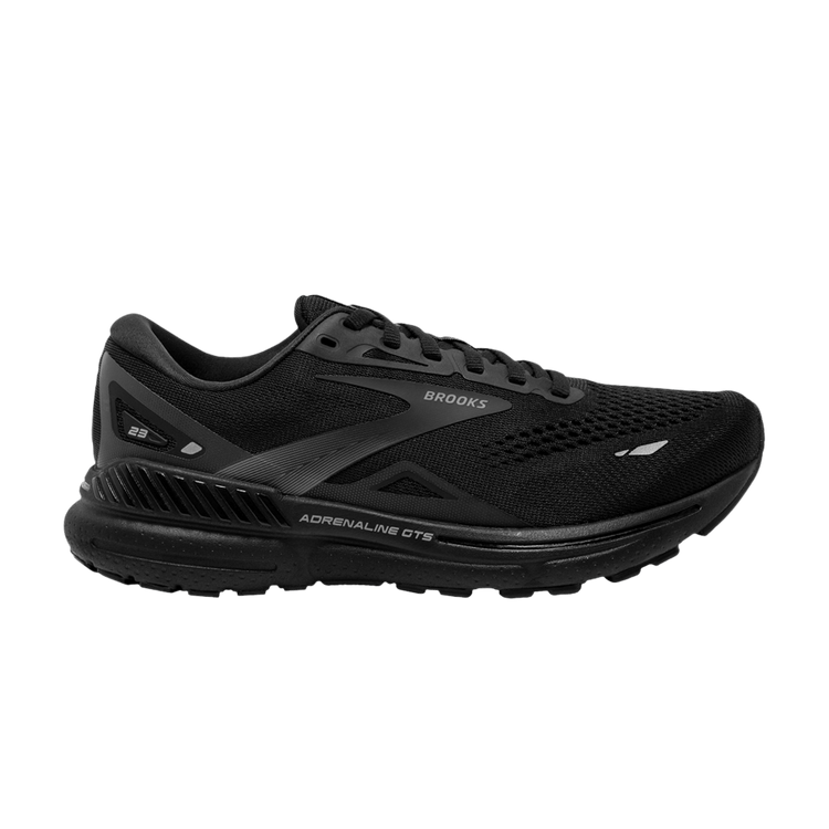Brooks Wmns Adrenaline GTS 23 'Black Ebony' — Black/Black/Ebony