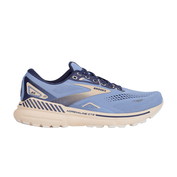 Brooks Wmns Adrenaline GTS 23 'Vista Blue Linen' — Vista Blue/Navy/Linen