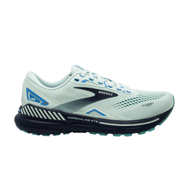 Brooks Wmns Adrenaline GTS 23 Wide 'Blue Glass Marina' — Blue Glass/Nile Blue/Marina
