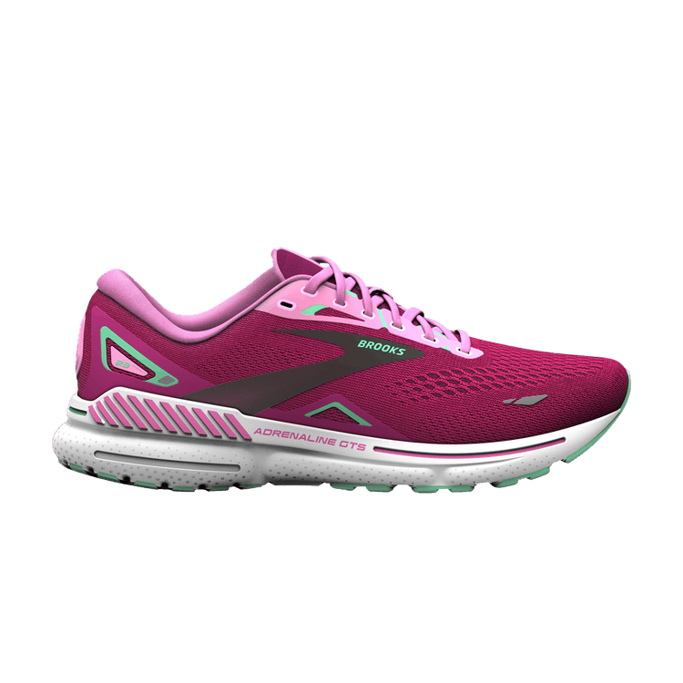 Brooks Wmns Adrenaline GTS 23 Wide 'Pink Festival Fuchsia' — Pink/Festival Fuchsia/Black