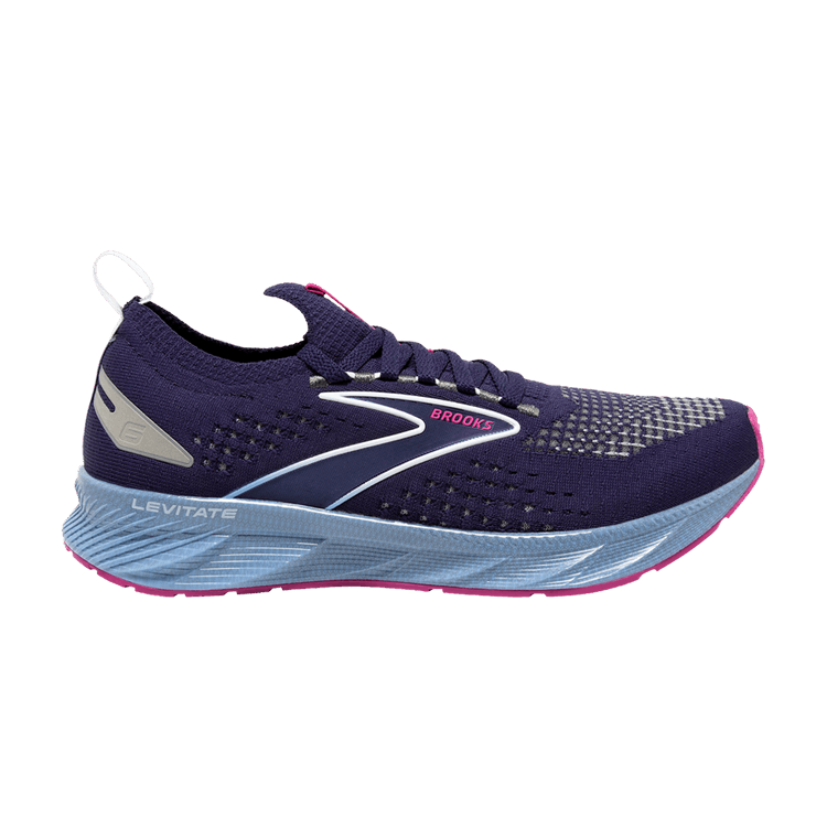 Brooks Wmns Levitate StealthFit 6 'Peacoat Lilac Rose' — Peacoat/Open Air/Lilac Rose